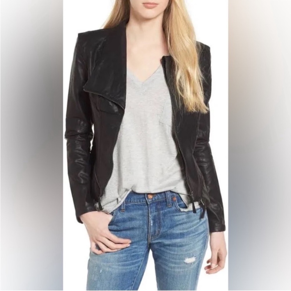 Blank NYC Black Leather Jacket